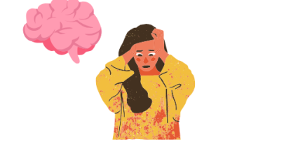 ADHD woman feeling overwhelmed by criticism