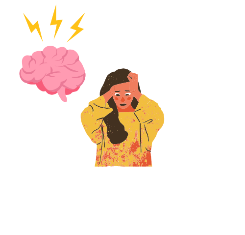 ADHD woman feeling overwhelmed by criticism